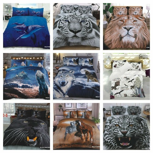 Animal print duvet cover - 3d,