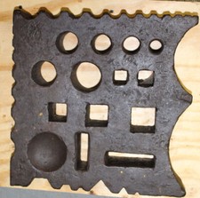 Antique Cast Iron Swage Block