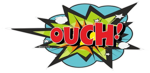 Funny comic book kapow - book,