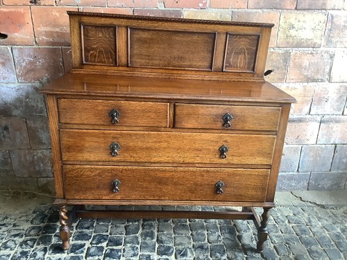 Lovely antique oak sideboard - antique,