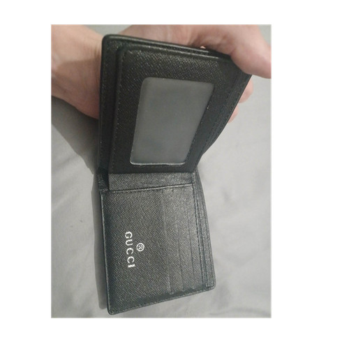 Genuine gucci black leather - genuine,