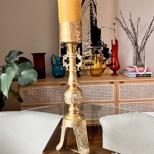 Antique large brass - 14",