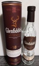 Empty Glenfiddich 18 Year Old