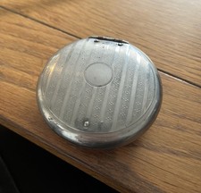 Antique Silver Snuff Or Tobacco Tin / Trinket Box.