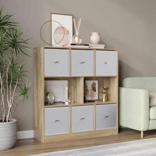 Asymmetrical oak cube - oak,