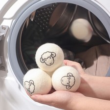 Reusable Wool Tumble Dryer Balls Home Natural Laundry Pactical Clean 40mm-100mm