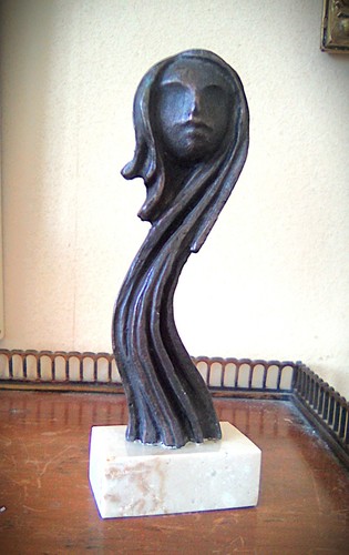 Contemporary bronze female - bronze,