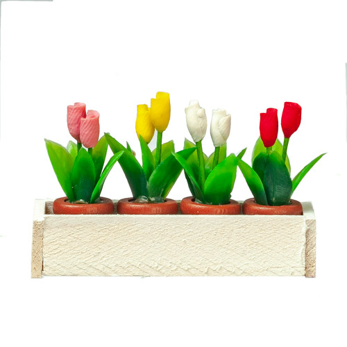 Wooden window box with - wooden,