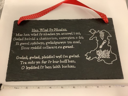 Welsh slate national anthem - slate,