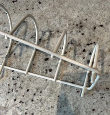 Vintage White Plastic Coated