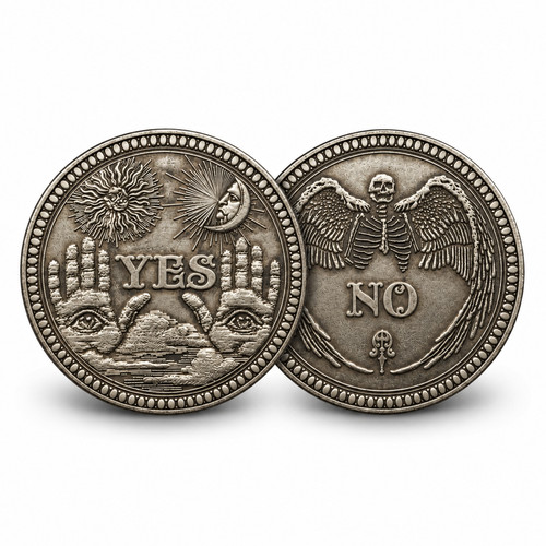 Yes ouija coin gothic - yes,