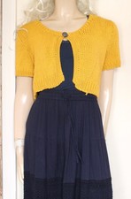 Yellow handknitted short