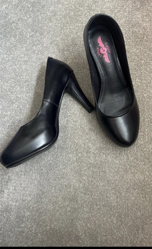 Cabin crew black heel - black,