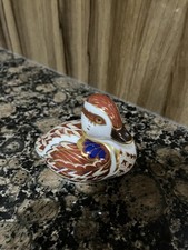 ROYAL CROWN DERBY  DUCK PAPER WEIGHT