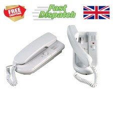 Door entry intercom twin phone set system