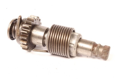 Gearbox kickstart shaft