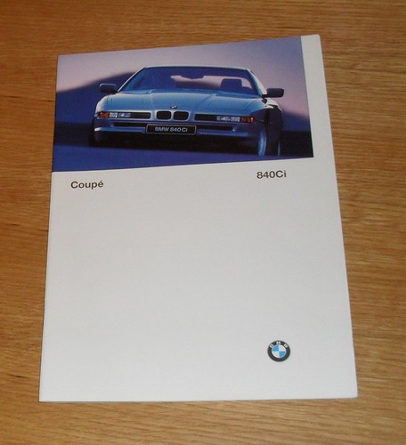 Bmw series coupe brochure - bmw,