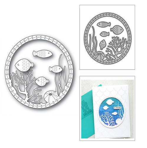 Fish circle metal cutting die - circle,