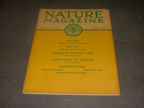Nature magazine august 1935 - nature,