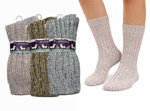 Chunky knitted alpaca wool - knitted,