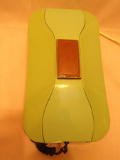 VINTAGE GREEN 1970s ITALIAN ITT ROTARY DIAL TELEPHONE