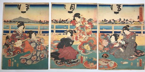 Toyokuni woodblock print - toyokuniⅢ,