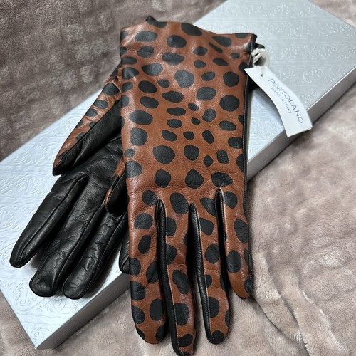 Portolano brown black spotted - brown&black,