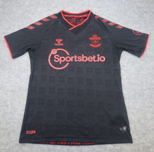 Southampton Shirt Medium Black Third Kit 2021 2022 Hummel Soccer Jersey