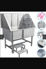 Dog grooming steel wash - dog,