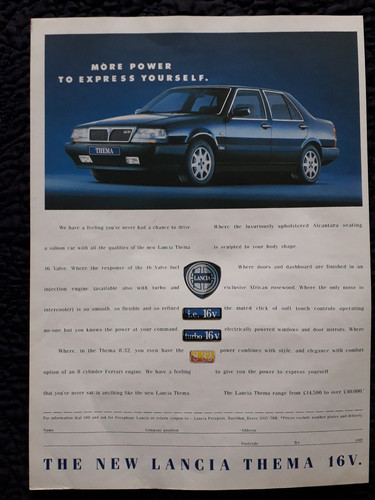 Lancia thema 16v vintage - 16v,