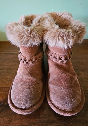 Cosy faux suede boots - with, a