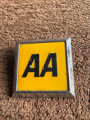 Vintage square yellow car - vintage, aa