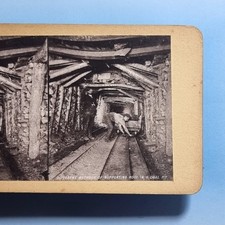 Coal Mine Stereoview 3D C1895