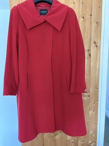 Hobbs bright red wool cashmere - hobbs,