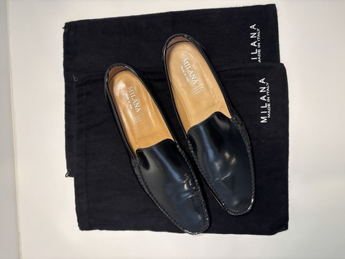 Milana black leather slip - milana,