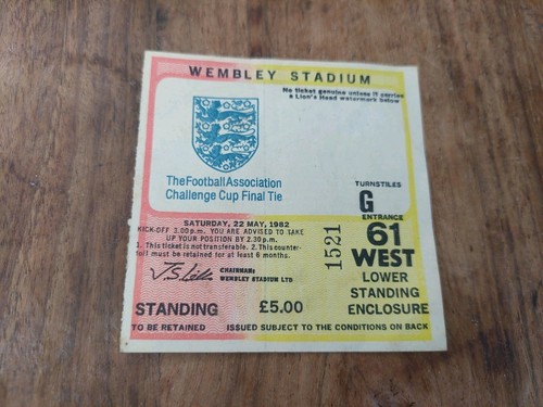 1982 cup final - fa,