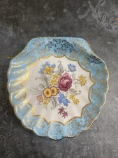 Vintage ALICE BLUE SANDLAND WARE HANLEY STAFFORDSHIRE ENGLAND dish  / ashtray