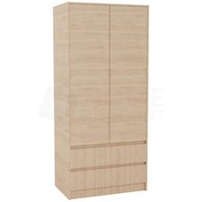Clearance Vida Designs 2 Door 2 Drawer Wardrobe, Pine (2)