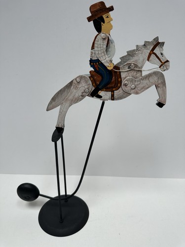 Western cowboy folk art - cowboy,