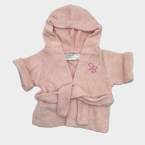 Build bear pink hooded plush - a,