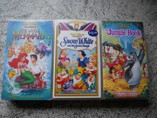 Walt Disney VHS Videos    x 3