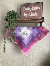 Hand Crocheted Dolls Pram, Cot