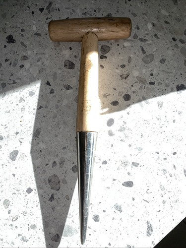 Vintage stainless steel dibber - stainless,