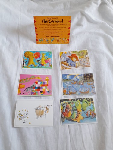 The reading carnival postcards - reading,