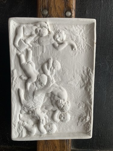 Plaster plaque relief roman - plaque,