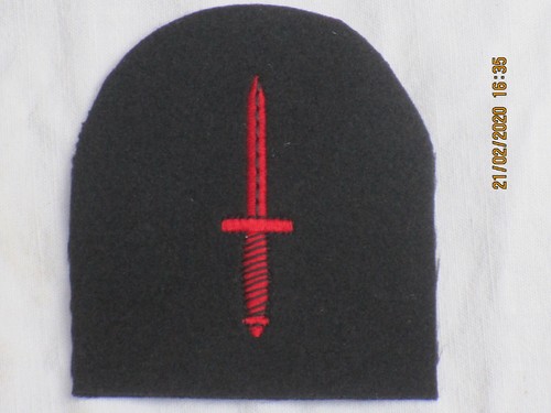 Royal navy commando badge - navy,