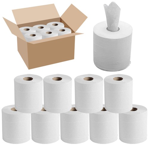 White centrefeed embossed - white,