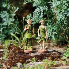 Elves Garden Ornament Outdoor Woodland Fairy Figure Home Decor 10cm Resin Statue