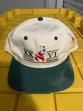 Vintage 1996 Atlanta Olympic Games Torch The Game Snapback Hat Cap ATL 90s