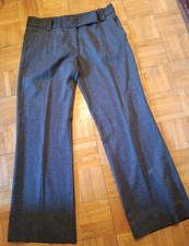 ZARA BASIC Stylish Brown Bootcut Trousers Size M - Worn Good Condition. 